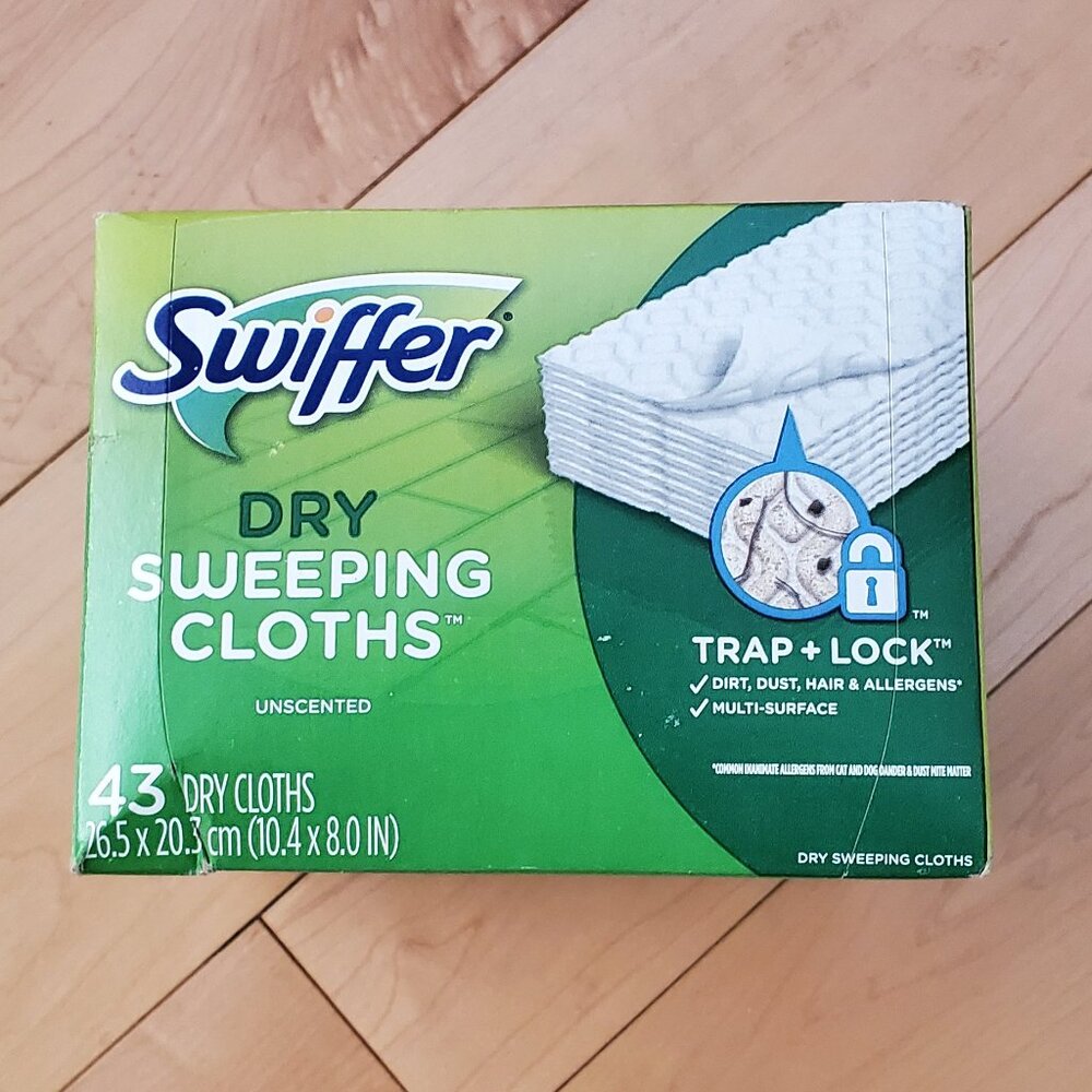 Swiffer Dry Sweeping Cloths Unscented 43 dry cloths New